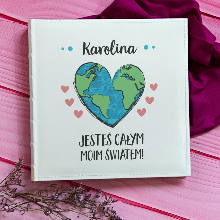 Cały świat - Personalizowany Album na zdjęcia